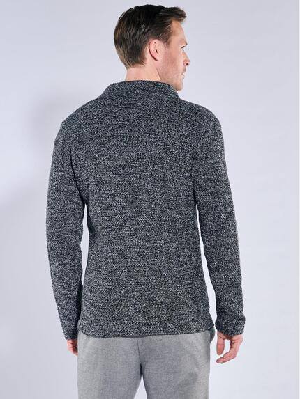 engbers Herren Stricksakko Schwarz 39973