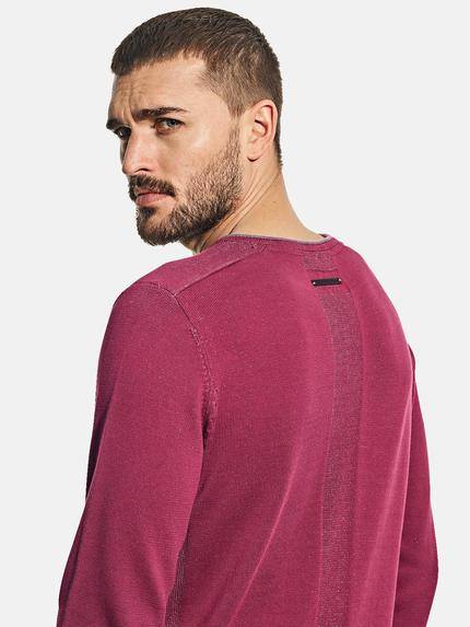 emilio adani Herren Hochwertiger Pullover Mit Elegantem V-Ausschnitt Violett 31008 emilio adani Herren Hochwertiger Pullover Mit Elegantem V-Ausschnitt Violett 31008