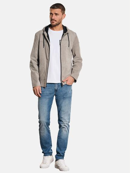 emilio adani Herren Lederjacke Nubukleder Beige 32571 emilio adani Herren Lederjacke Nubukleder Beige 32571