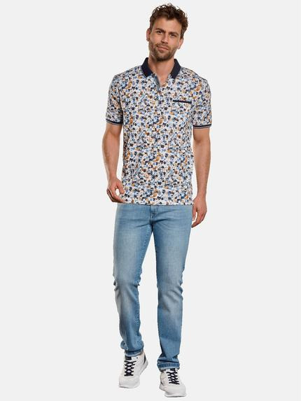 engbers Herren Polo-Shirt gemustert Reinorange 33060 engbers Herren Polo-Shirt gemustert Reinorange 33060