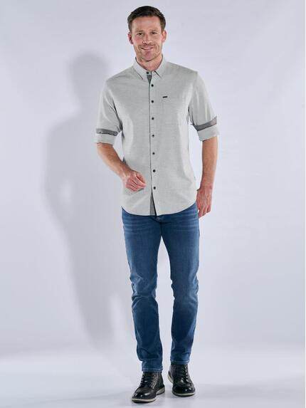 engbers Herren Lnagarm-Hemd uni Silbergrau 39322 engbers Herren Lnagarm-Hemd uni Silbergrau 39322