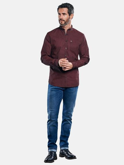 engbers Herren Comfort-Stretch-Hemd Karminrot 31275 engbers Herren Comfort-Stretch-Hemd Karminrot 31275