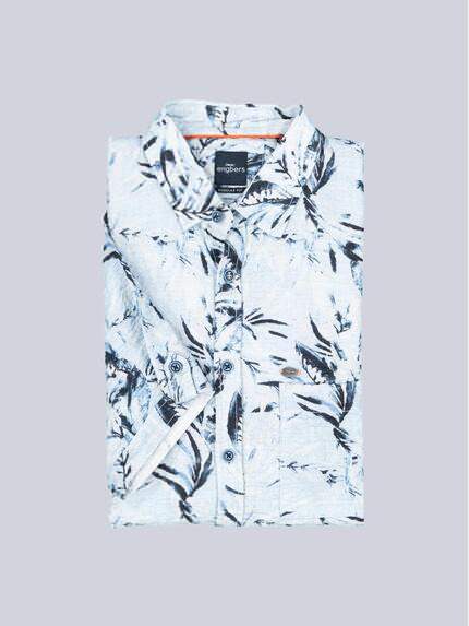 engbers Herren Kurzarm-Hemd gemustert Brilliantblau 38699 engbers Herren Kurzarm-Hemd gemustert Brilliantblau 38699