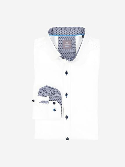 ENGBERS GERMANY Herren Langarm-Hemd dezent glänzend Reinweiss 36713 ENGBERS GERMANY Herren Langarm-Hemd dezent glänzend Reinweiss 36713