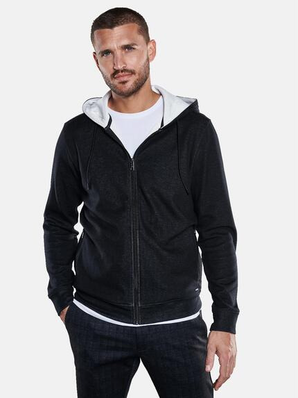 emilio adani Sweatjacke uni Granitgrau