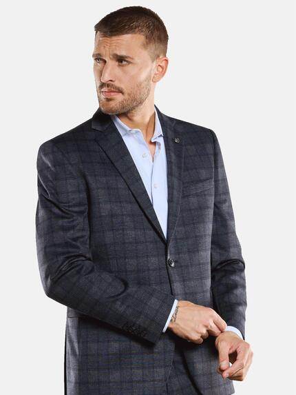 emilio adani Herren Sakko dezent kariert Blau 33689 emilio adani Herren Sakko dezent kariert Blau 33689