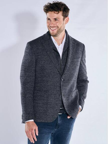 emilio adani Herren Sakko aus italienischem Warenmaterial Saphirblau 39380