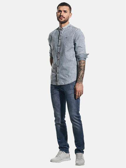 emilio adani Herren Hemd gestreift Blau 31323 emilio adani Herren Hemd gestreift Blau 31323