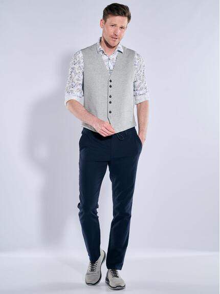engbers Herren Sakko-Weste slim fit Grau 38871 engbers Herren Sakko-Weste slim fit Grau 38871