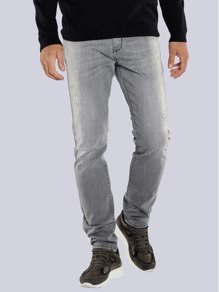 emilio adani Super-Stretch-Jeans slim fit Grau