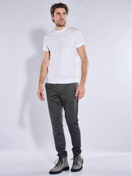 emilio adani Herren Chino mit Kordelzug Dunkelbraun 41444