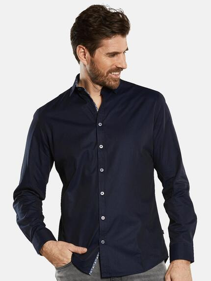 engbers Herren Langarm-Hemd "My Favorite" Blau 34368 engbers Herren Langarm-Hemd "My Favorite" Blau 34368