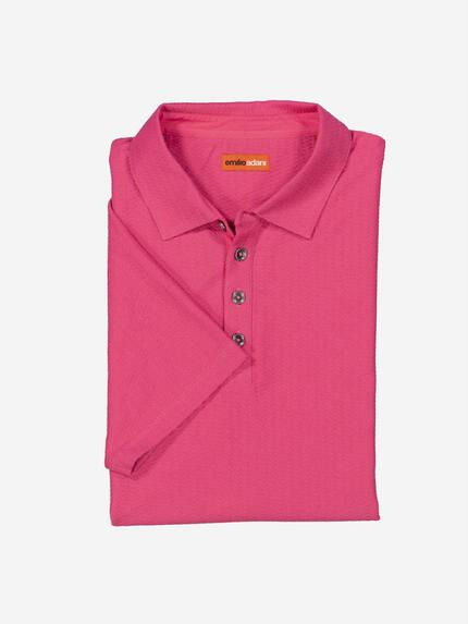 emilio adani Polo-Shirt strukturiert Pink