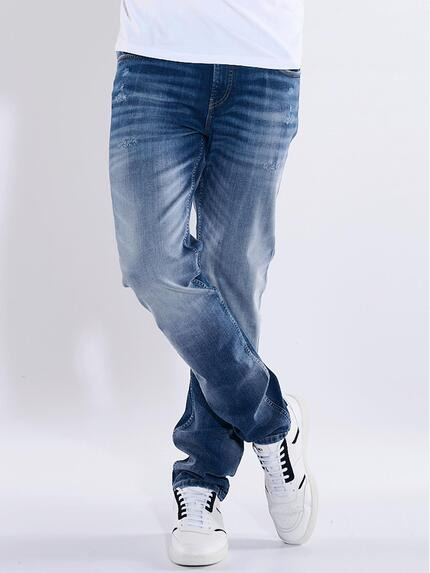 emilio adani Super-Stretch-Jeans slim fit Brilliantblau