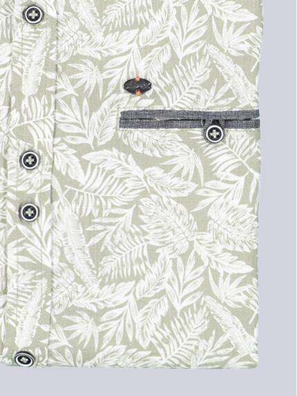 engbers Herren Kurzarm-Hemd gemustert Khaki 38873 engbers Herren Kurzarm-Hemd gemustert Khaki 38873