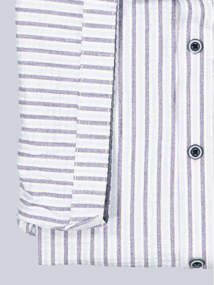 engbers Herren Kurzarm-Hemd gestreift Brilliantblau 38772 engbers Herren Kurzarm-Hemd gestreift Brilliantblau 38772