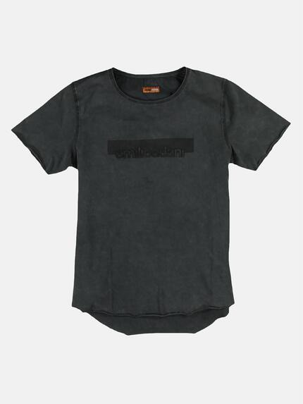 emilio adani emilio adani Rundhals T-Shirt Schwarz