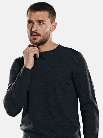 emilio adani Herren Pullover rundhals Grau 32027 emilio adani Herren Pullover rundhals Grau 32027