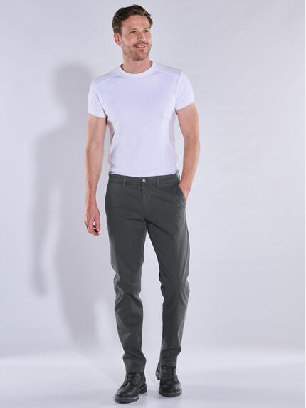 engbers Herren Chino regular Grau 37198
