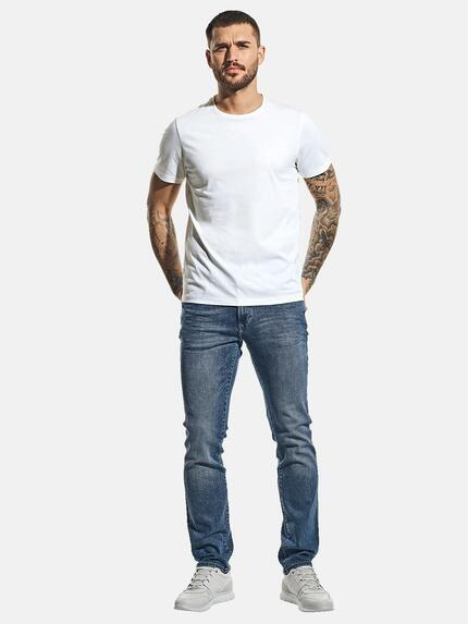 emilio adani Herren Shirt in hochwertiger Supima-Qualität Weiß 31474