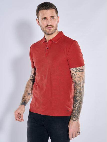 emilio adani Polo-Shirt slim fit Dunkelorange