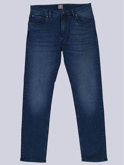 ENGBERS GERMANY Herren Jeans aus hochwertigem Garn Indigoblau 39458