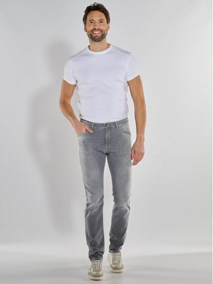engbers Herren Super-Stretch-Jeans regular Grau 36656 engbers Herren Super-Stretch-Jeans regular Grau 36656