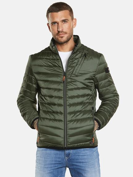emilio adani Steppjacke slim fit Dunkelgruen