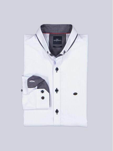 engbers Herren Langarm-Hemd strukturiert Hellblau 39741 engbers Herren Langarm-Hemd strukturiert Hellblau 39741