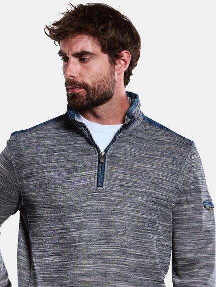 engbers Herren Sweatshirt meliert Grau 33391 engbers Herren Sweatshirt meliert Grau 33391
