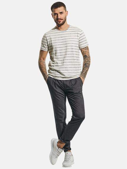 emilio adani Herren Rundhals T-Shirt Weiß 31123 emilio adani Herren Rundhals T-Shirt Weiß 31123