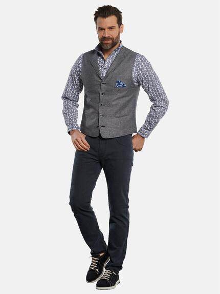 engbers Herren Sakko-Weste mit feiner Struktur Mittelblau 32602 engbers Herren Sakko-Weste mit feiner Struktur Mittelblau 32602