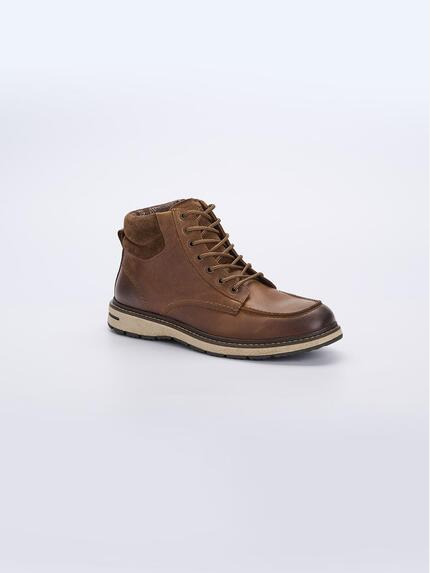 engbers Boots aus Leder Braun