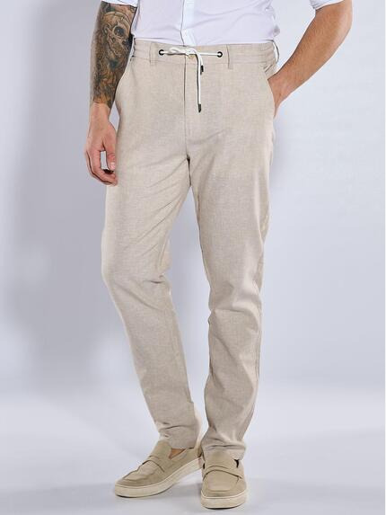 emilio adani Anzug-Hose slim fit Beige