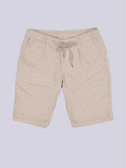 emilio adani Herren Chino-Bermuda mit Tunnelzug Beige 38938 emilio adani Herren Chino-Bermuda mit Tunnelzug Beige 38938