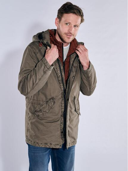 engbers Herren Jacke mit heraustrennbarem Inlet Hellbraun 37459 engbers Herren Jacke mit heraustrennbarem Inlet Hellbraun 37459