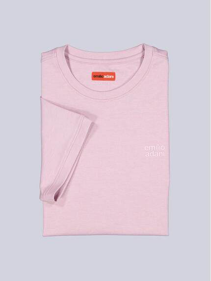 emilio adani Herren T-Shirt uni Violett 39167 emilio adani Herren T-Shirt uni Violett 39167