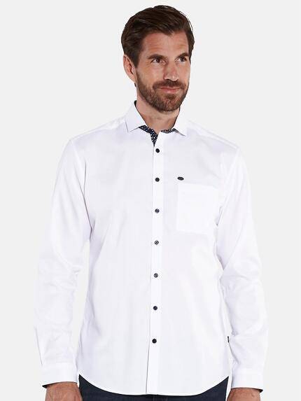 engbers Herren Langarm-Hemd uni Weiß 36158 engbers Herren Langarm-Hemd uni Weiß 36158