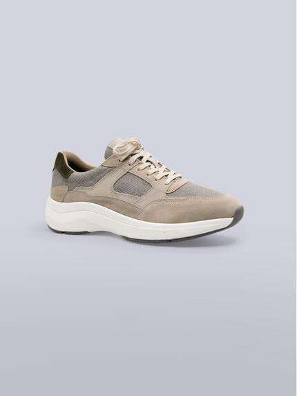 engbers Herren Sneaker mit Memory-Foam-Polsterung Beige 40339