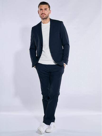 emilio adani Herren Anzug-Sakko slim fit Blau 39264 emilio adani Herren Anzug-Sakko slim fit Blau 39264