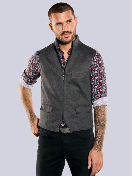 emilio adani Sakko-Weste slim fit Anthrazit