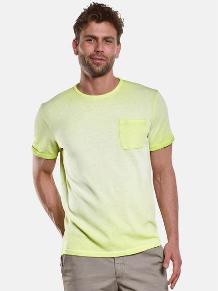 ENGBERS GERMANY T-Shirt Rundhals Limonengelb