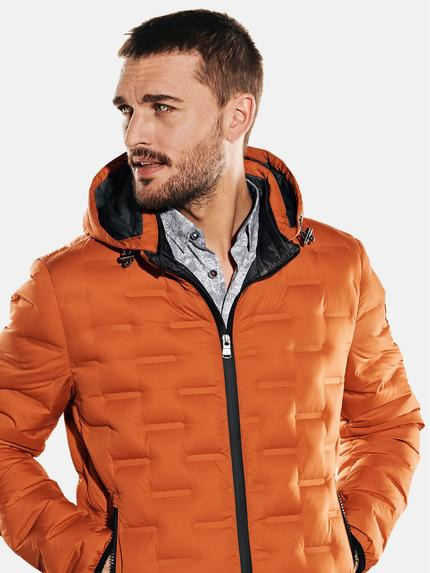 emilio adani Herren Jacke in neuer Steppoptik Orange 31859 emilio adani Herren Jacke in neuer Steppoptik Orange 31859