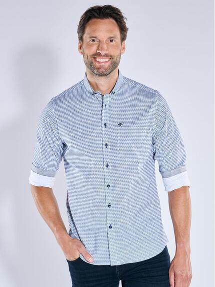 engbers Herren Langarm-Hemd kariert Brilliantblau 39241 engbers Herren Langarm-Hemd kariert Brilliantblau 39241