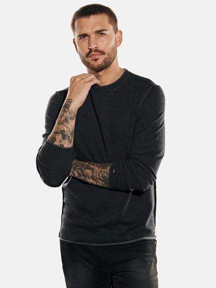 emilio adani Pullover rundhals Anthrazit