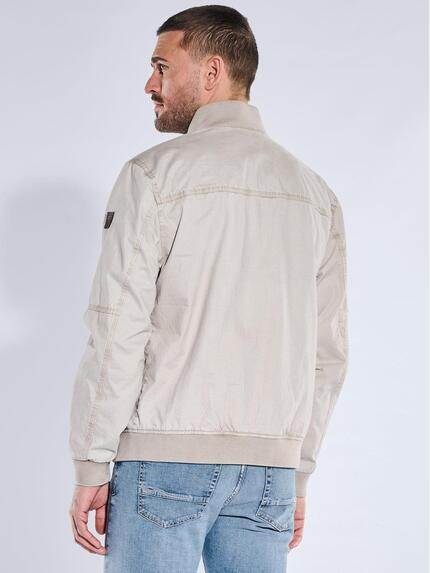 emilio adani Herren Modische Baumwolljacke Beige 40276