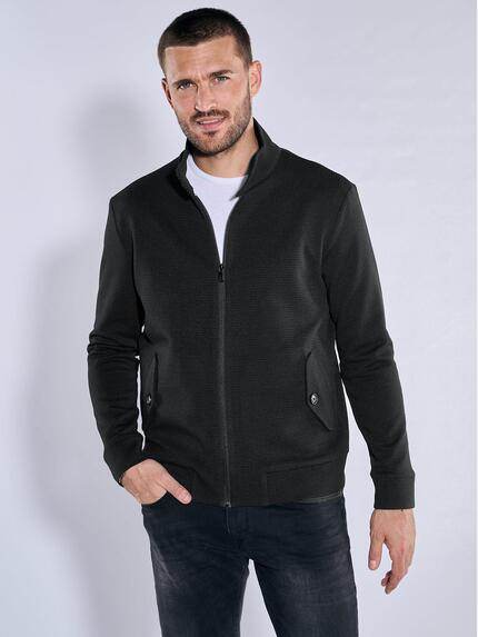 emilio adani Blouson-Jacke strukturiert Schwarz