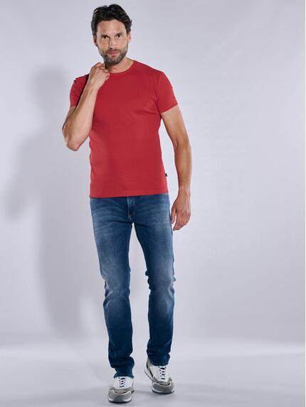 engbers Herren Basic-Shirt "My Favorite" organic Rot 34380 engbers Herren Basic-Shirt "My Favorite" organic Rot 34380