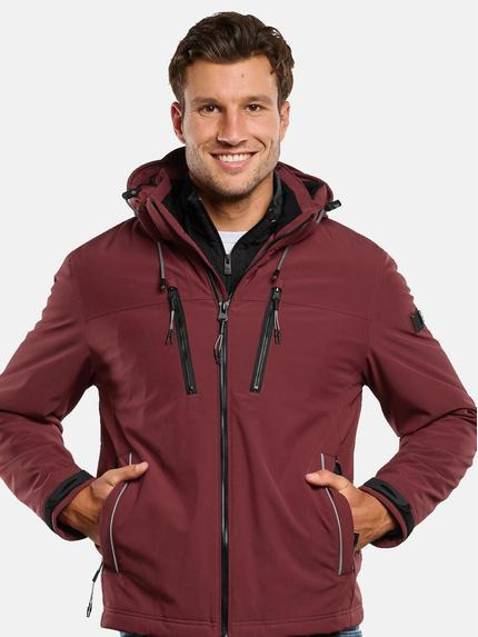 engbers Herren Jacke mit abnehmbarer Kapuze Bordeaux 33560 engbers Herren Jacke mit abnehmbarer Kapuze Bordeaux 33560
