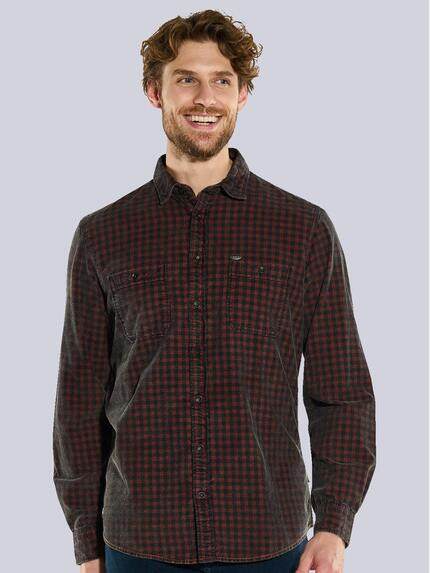 engbers Herren Langarm-Hemd kariert Rot 35656 engbers Herren Langarm-Hemd kariert Rot 35656